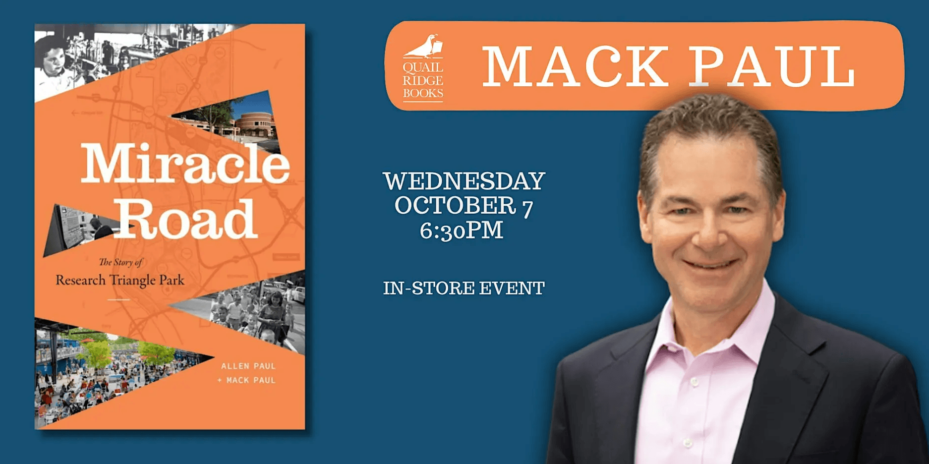 Mack Paul Presents "Miracle Road: The Story of Research Triangle Park"
