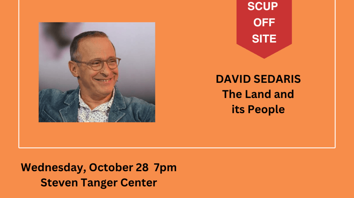 David Sedaris Reading at the Tanger Center