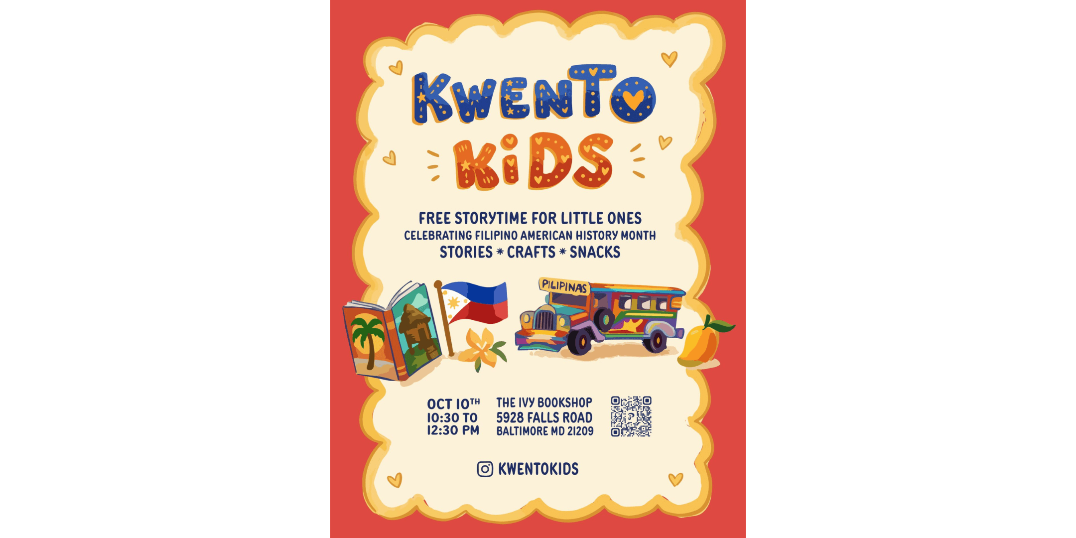 Filipino Heritage Month Kids Celebration with Kwento Kids