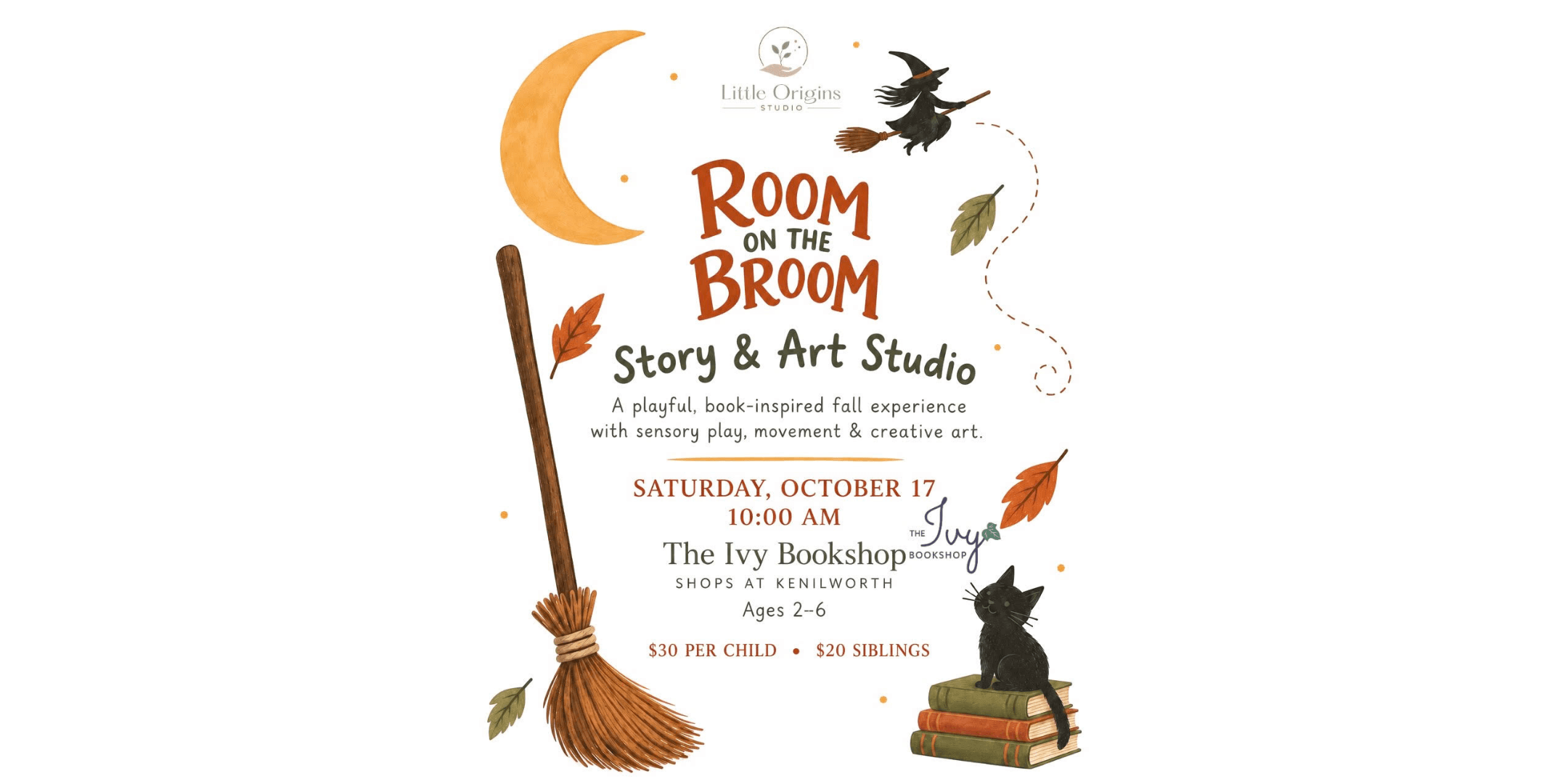 Story & Art Studio Experience with Little Origins Studio — The Shops at Kenilworth