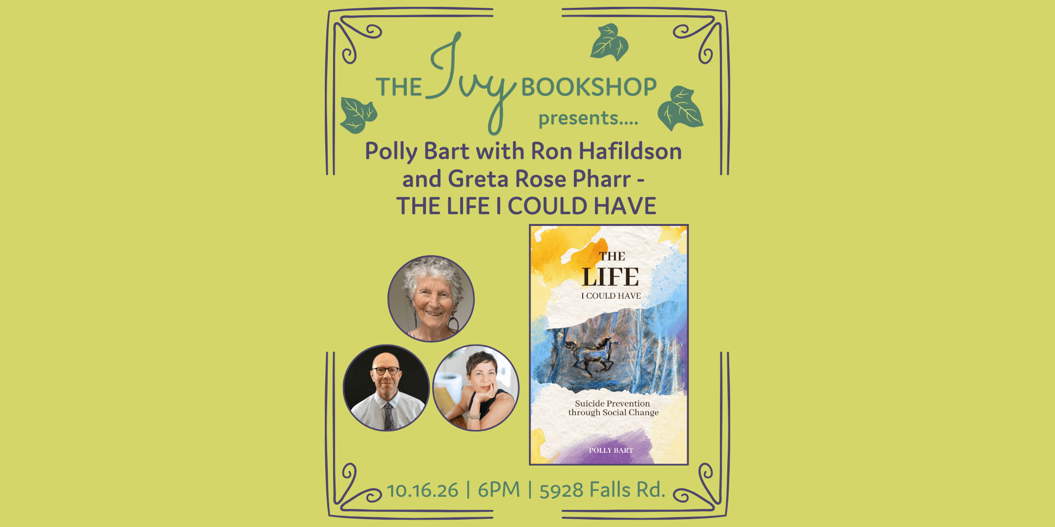 Polly Bart with Ron Hafildson and Greta Rose Pharr — "The Life I Could Have"