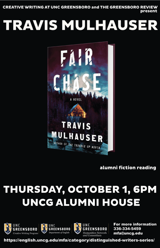 Travis Mulhauser Alumni Homecoming Fiction Reading